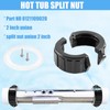 2" Spa Hot Tub Heater Split Nut Unions with Screws