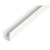 Alberts 498924 U-Profile, Plastic, White, 1000 x 10 x 10