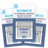 SCHMETZ Schmetz Universal Sewing Machine Needles - Size 80/12-3 Cards