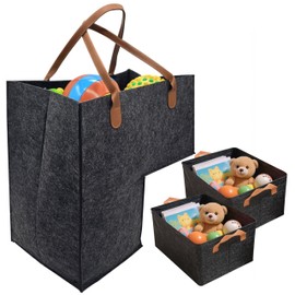 Stair Baskets for Carpeted & Wooden Stairs - Laundry & Shoe Storage Basket Stair - Step Organizers with Handles - Wicker Staircase Baskets - Stair Climbing Laundry Baskets, Stairway Storage