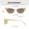 Cyxus 1146 Women's Sunglasses, Cat Eye Frame, UV Protection, UV