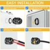 50 Pcs 3/4" NPT Black Nylon Cable Gland, Waterproof IP68