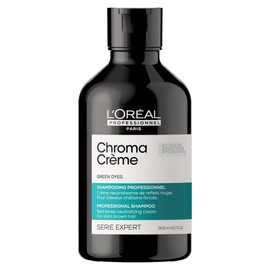 L'Oréal Professionnel Shampoo Matizador de Reflejos Cálidos Rojizos Chroma Creme Verde 300ml