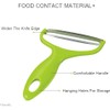 joviqiso Cooking Tools Wide Mouth Peeler Vegetables Fruit Stainless Steel