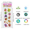 24 Sheets(350+) Fruit 3D Puffy Stickers for Toddlers Kids, Bulk