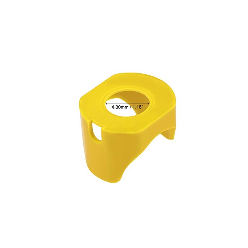 uxcell 30mm Plastic Two Feet Push Switch Button Protective Cover