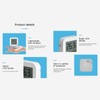 Temperature Humidity Sensor WiFi Intelligent Digital Thermometer Indoor LCD Hygrometer