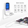 240V Plug Power Meter Electricity Usage Monitor,PIOGHAX Energy Watt Voltage