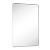 GRACTO 30 x 40'' Chrome Rectangle Bathroom Vanity Mirror for