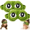 3D Frog Sleep Mask, Soft Contoured Sleeping Mask, Funny Frog