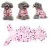 Reflective Puppy Raincoat Jacket Waterproof Breathable Cute Pattern Pet Dog