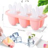 Zaloife Ice Lolly or Popsicle Moulds, Set of 6, LFGB