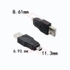 rgzhihuifz USB 2.0 Type a Plug to Mini USB Male