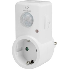 Renkforce Zwischenplug PIR-Bewegungsmelder 120° white IP20