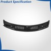 WFLNHB Plastic Windshield Window Wiper Cowl Cover Grille Kit Black