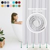 Biscaynebay Fabric Narrow Shower Stall Curtain Liners 36 Inch Width