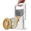 Kitchen Craft Bagel Slicer and Cutter,Bagel Slicer with Safety Handle