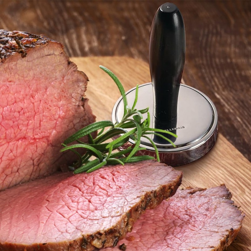 Bellemain Meat Pounder Flattener, Easy-Grip Meat Tenderizer, Stainless Steel Meat