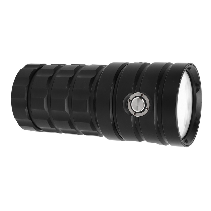 Diving Flashlight Super Bright Flashlight 18000LM Aluminum Alloy IPX8 Waterproof