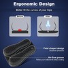 SKYJDM Foldable Passenger Motorcycle Gel Rear Seat Cushion, 3D-Honeycomb Structure