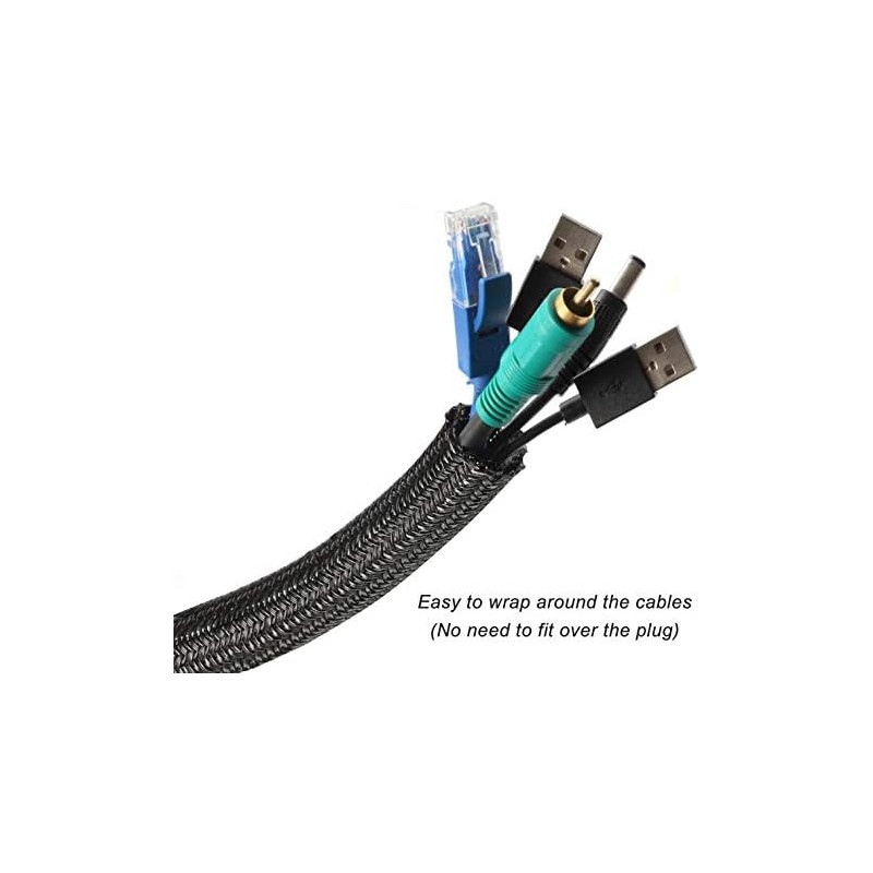 Funda de protección para cables trenzados de 7,6 m -