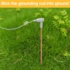 Copper Grounding Rod with 40ft Female Ground Cord, Portable Ground