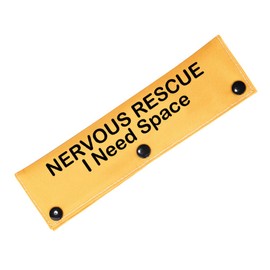PWHAOO Nervous Rescue/Not Dog Friendly I Need Space Dog Leash Wrap Rescue Dogs Anxious Dogs Leash Sleeve (Nervous Rescue Sleeve)