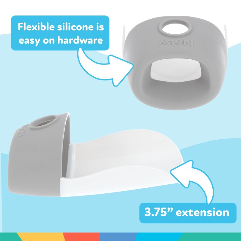 Nuby 2-in-1 Faucet Extenders for Toddlers - 2 Pack -