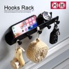 U shaped Household Bathroom Wall Mounted Hook Aluminum Towel Clothes
