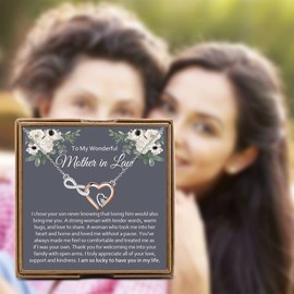 PYOUL Mom Gifts To My Mother in Law Necklace from Daughter Future Mother In Law Jewelry Mother Of The Groom Gift Mothers Day Gift (To My Mother in Law N)