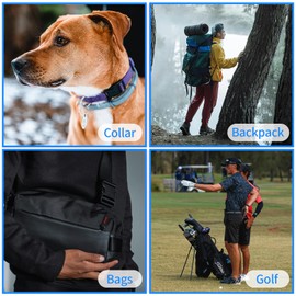 ADALT LION Buckles for Strap Webbing 8 Yards 1 Inch Width with Adjustable Buckles 6 pcs and Plastic Tri-glide Slide Clip 12 pcs for DIY Buckles Strap Kit (Black, 1" - 8 Yards)