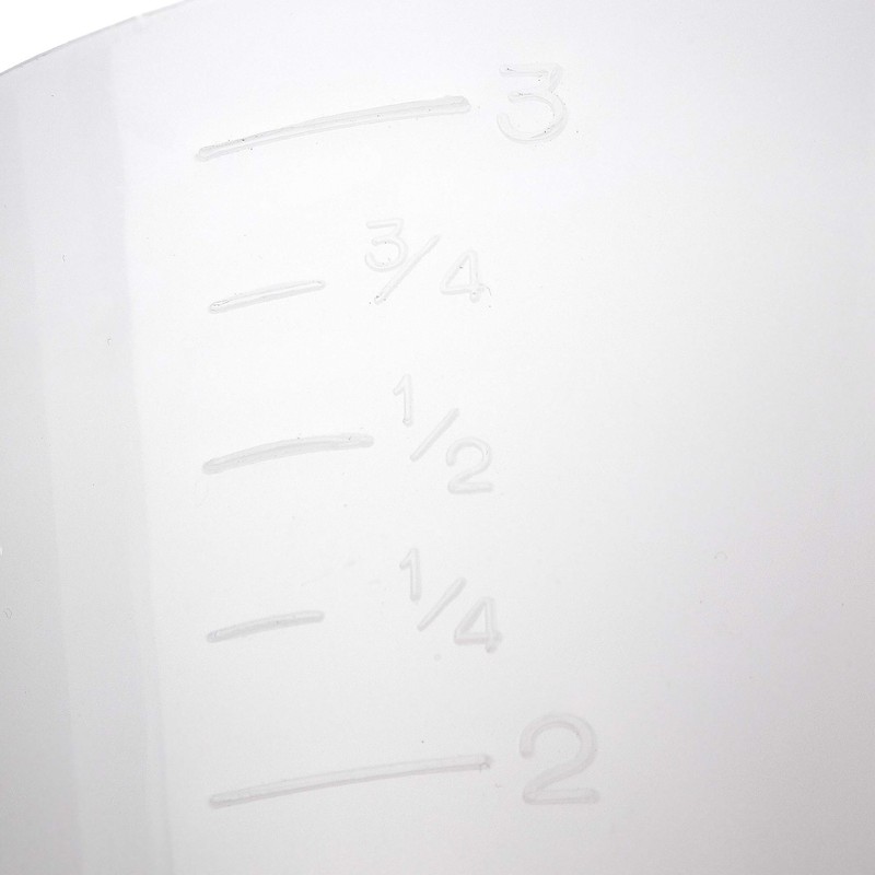 Giganplast GIG Caraffa Graduata, 3 Litri, Polietilene, Bianco, 14.5 x