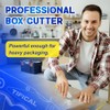 Box Cutter, Quick Change Folding Box Cutter with Clip, Folding