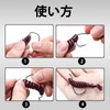 9KM DWLIFE Offset Worm Hooks 50 Hooks Bass Fishing Texas