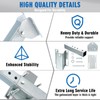 MorningRo 4 Pack Boat Trailer Bunk Brackets Kits Hot Dip