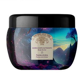 Compagnia delle Indie - Body Butter - Perfumed Body Butter - Solid Body Butter - Body Butter for Sensitive Skin - Format 250 ml (250, Peony and Amber)
