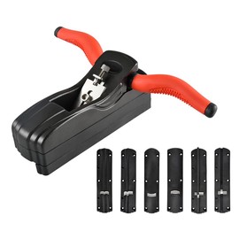 Eewudwok Hand Planer for Woodworking-Wood Chamfer Plane Edge Corner Flattening Tool Bird Shap-Chamfering Bevel Planer DIY Edge Banding Trimmer W/ 6 Blades (Alloy Steel)