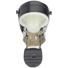 Supertappo universale in acciaio con leva e copertura in plastica.