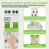 DEWIN Transfer Switch 2 Pin, Transfer Switch DIN Rail Manual