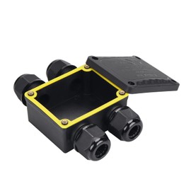 E-WeiChat Junction Box IP68 Waterproof External Electric Power Box Outdoor Rapid Maintenance Open Splice Outlet Box Outside Extension Cord Cover EW-M2068L-4H