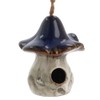 Shudehill Giftware Magical Mushrooms Bird House - Red & Blue