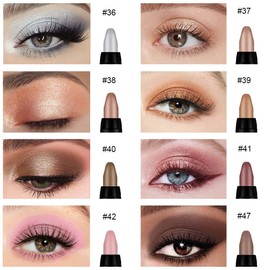 evpct 8Pcs Cream Eye Shadow Brightener Sticks Set for Wowen, Waterproof Long-Lasting Eye Makeup Kit, Multi-Color Natural & Shimmery Shades Contour Creamy Eyeshadow Stick Pen Pencil Crayon, Set05