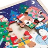 Mudpuppy Christmas – 12 Piece Wooden Tray Puzzle Featuring A