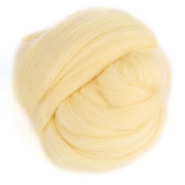 55g Needle Felting Wool Roving Needle Felting Kit with Felt Wool 8 Colors for DIY Craft Animal Home Decoration(52-Beige)