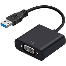 ELASO USB to VGA Adapter, USB 3.0 to VGA Adapter Multi-Display Video Converter- PC Laptop Windows 7/8,Desktop, Laptop, PC, Monitor