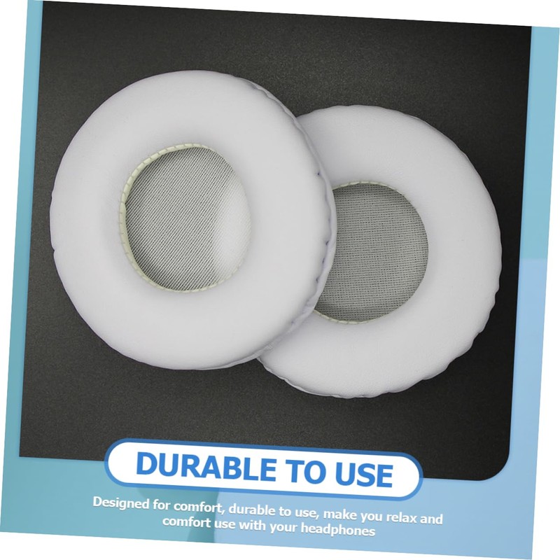 OSALADI 1pair Replacement Ear Pads for Headphones Soft Protein Earmuffs