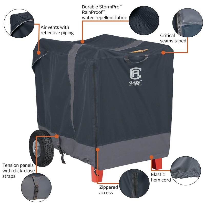 Classic Accessories StormPro Waterproof 36 Inch 7,000 Watt Heavy-Duty Generator