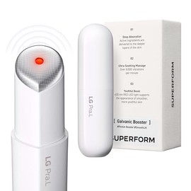 LG Pra.L Superform Galvanic Booster Mystic White, potenciador de 1 minuto para una piel radiante, antienvejecimiento, cuidado de la piel coreano, brillo inmediato, dispositivo potenciador de suero, pi