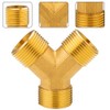 2 Stück G3/4" Messing 2 Wege Wasseranschluss Verteiler, 3/4 Zoll