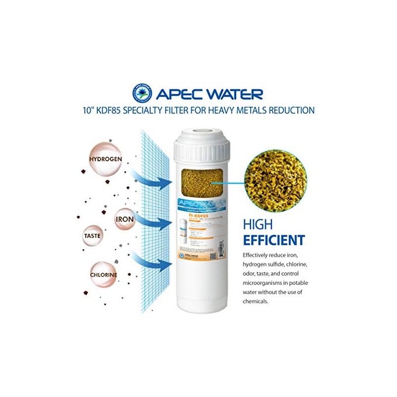 APEC Water Systems FI-KDF85 Iron and Hydrogen Sulfide Reduction Specialty